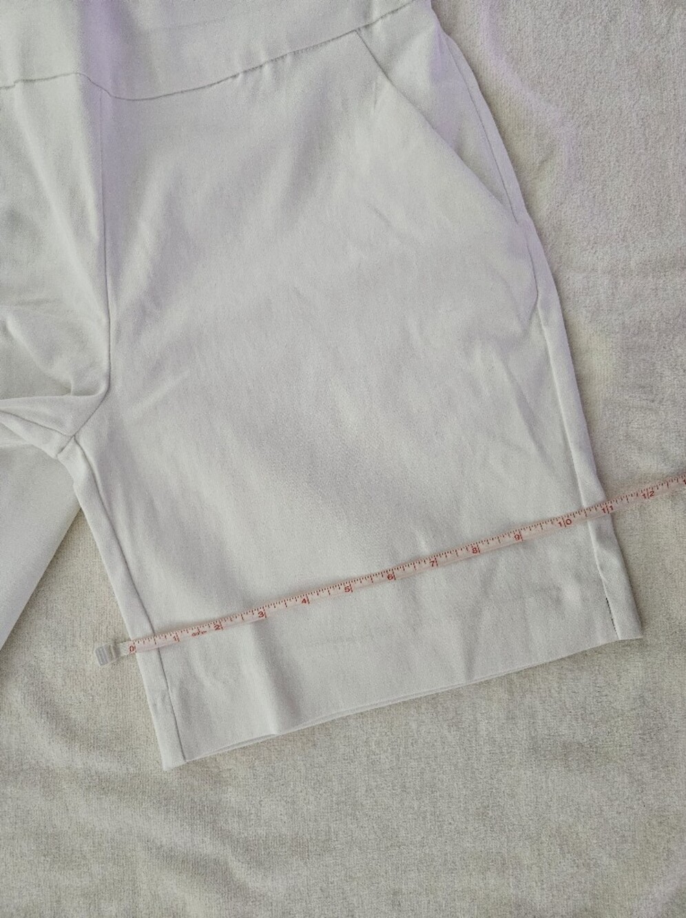 NWT New York & Company The Whitney White Pull On Stretch Shorts Small - Picture 8 of 10